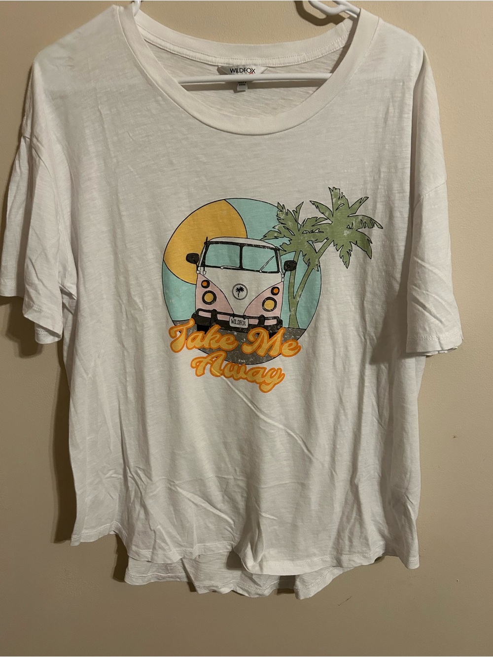 Wildfox White Graphic Tee